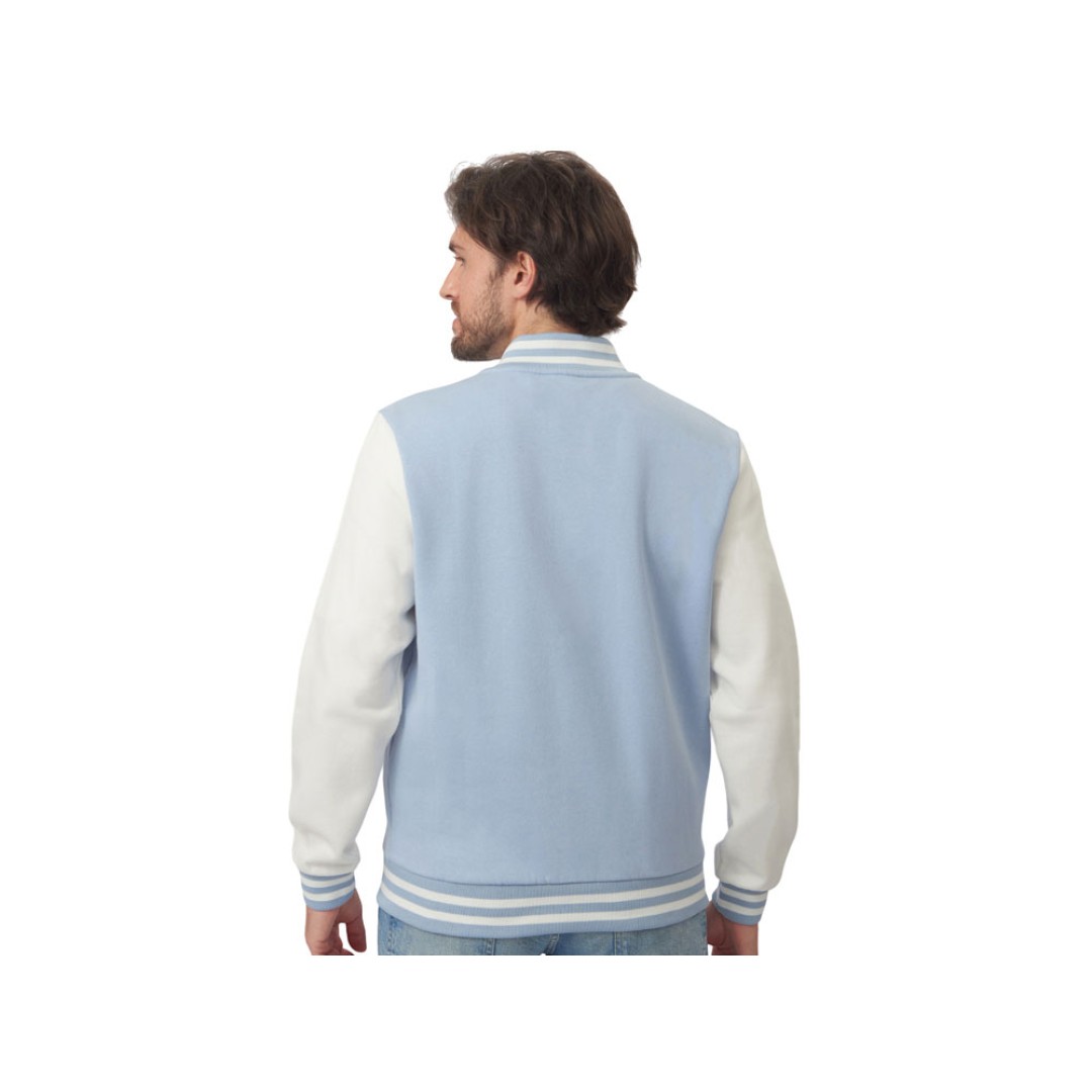 Бомбер «Oxford», небесно-голубой/молочный, унисекс