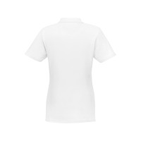 Женское поло Helios с коротким рукавом, белый