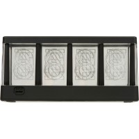 Часы с беспроводной зарядкой "Cyber", 10 Вт