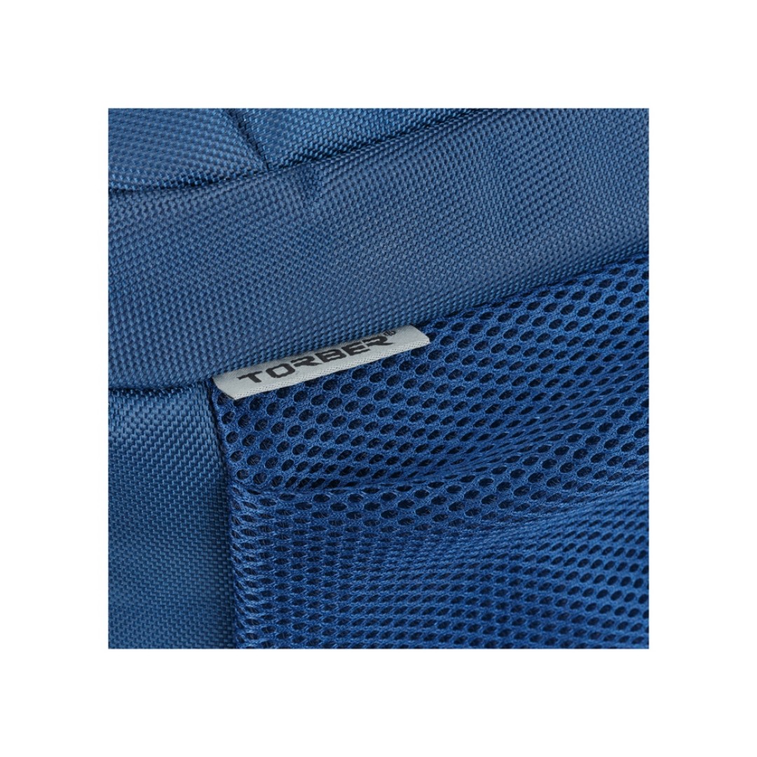 Рюкзак TORBER FORGRAD с отделением для ноутбука 15", синий, полиэстер, 46 х 32 x 13 см