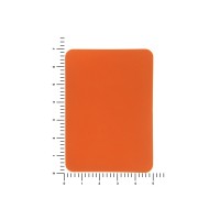 ПАТЧ ПРЯМОУГОЛНЫЙ soft-touch (оранжевый ) 5,0 х 7,0 см