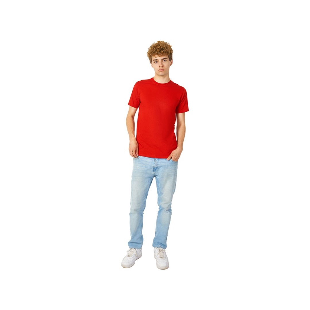 Футболка "Heavy Super Club" с боковыми швами, мужская, красный