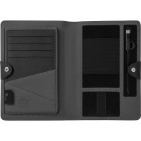 Органайзер с функцией беспроводной зарядки "Manner", 5000 mah, черный