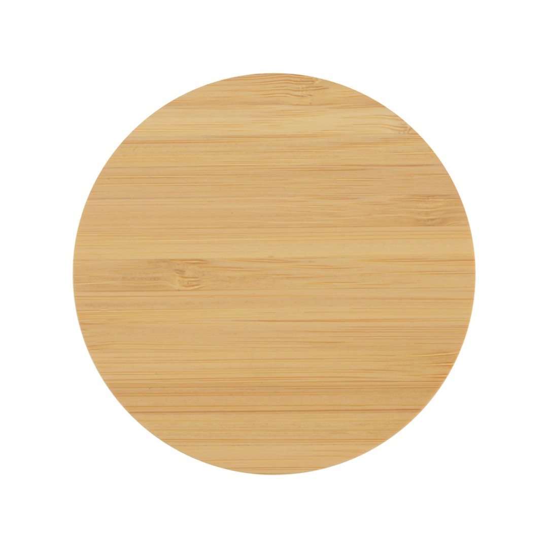 Беспроводное зарядное устройство из бамбука "Cap", натуральный