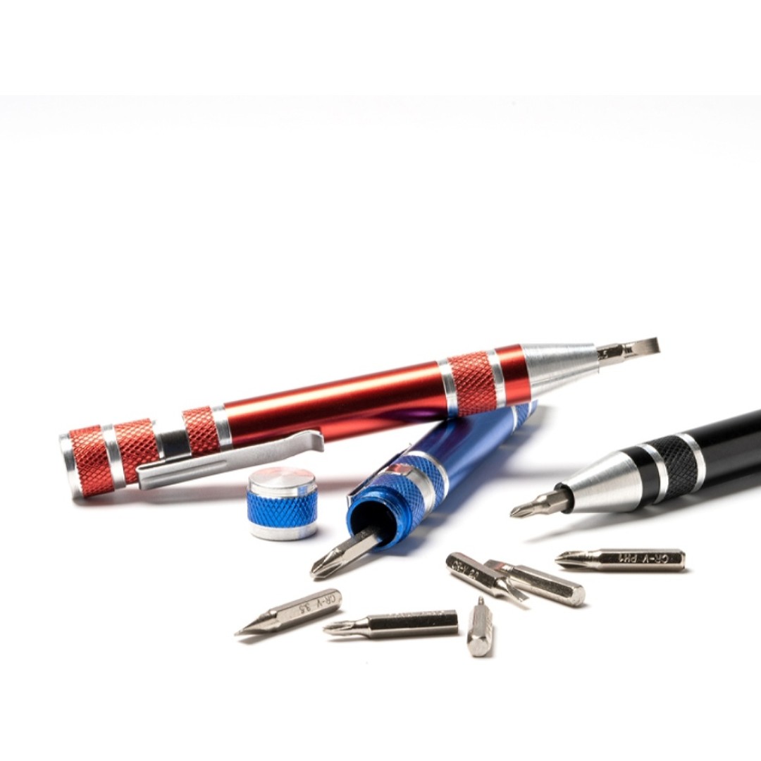 Алюминиевый мультитул BRICO в форме ручки, королевский синий