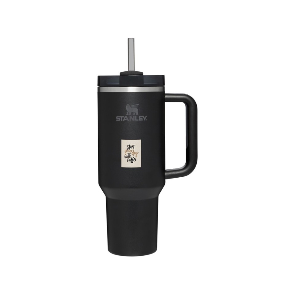 Stanley Quencher H2.0 стакан 1200 мл - сплошной черный