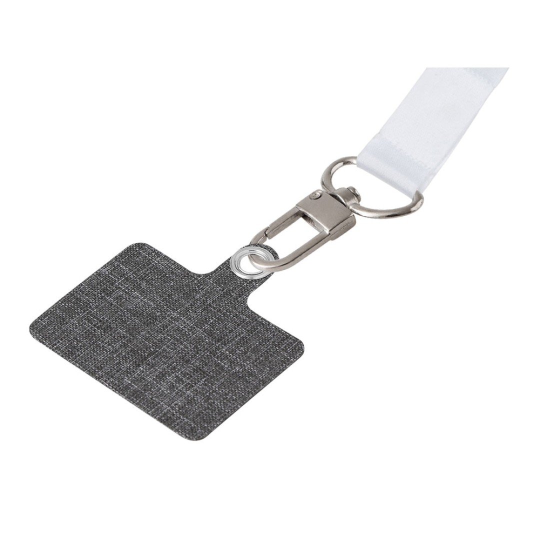 Ланъярд 2,5 см под сублимацию с трендовым карабином и большим держателем для телефона из ПЭ