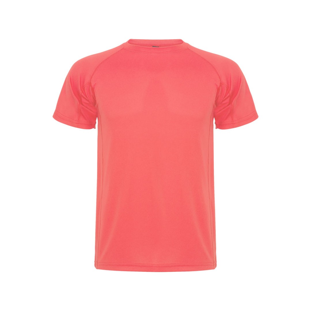 Спортивная футболка "Montecarlo" мужская, неоновый коралловый