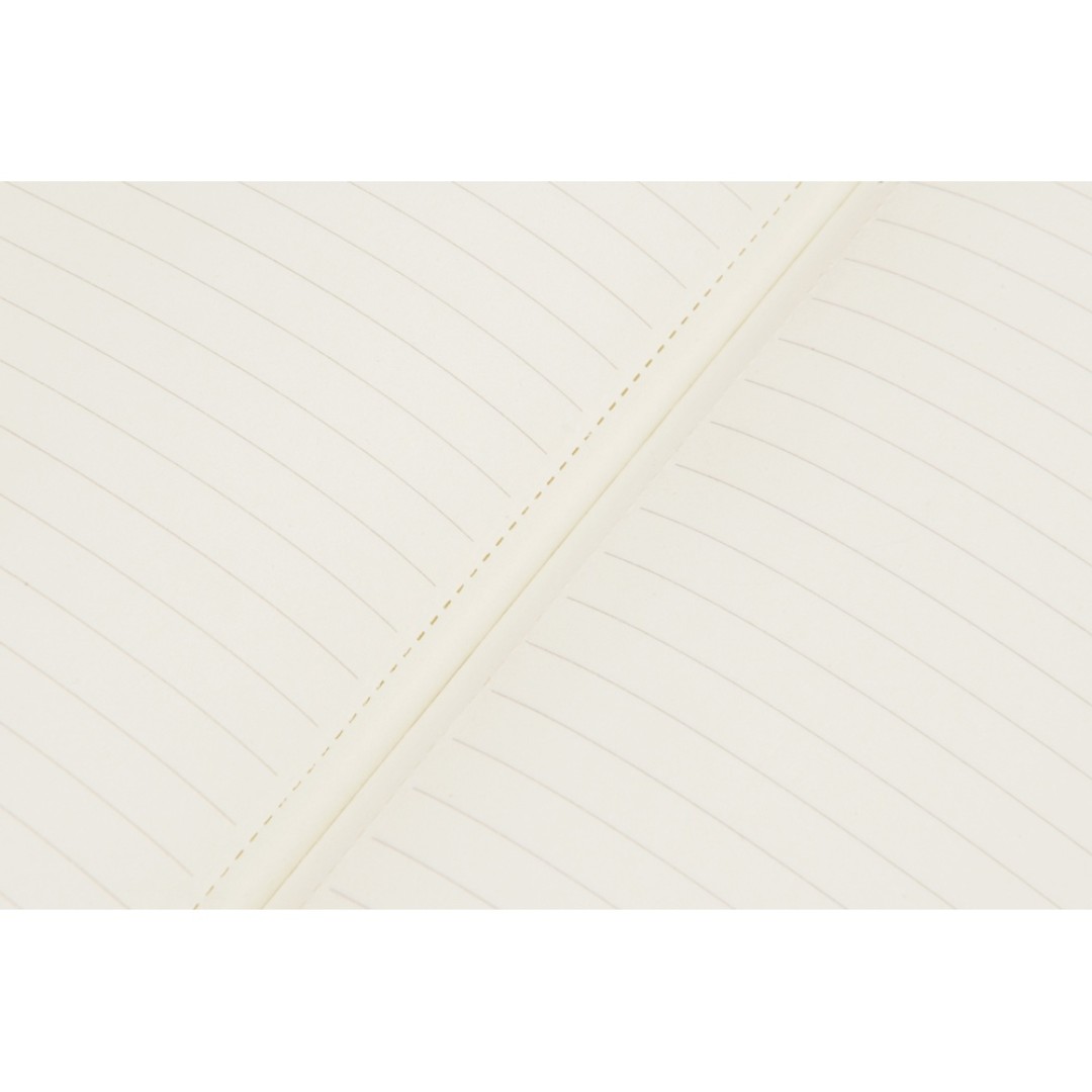 Блокнот «Notepeno» 130x205 мм с тонированными линованными страницами, черный (Р)