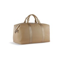 Сумка дорожная BUGATTI Elsa, песочного цвета, воловья кожа/полиэстер, 47х22х24 см