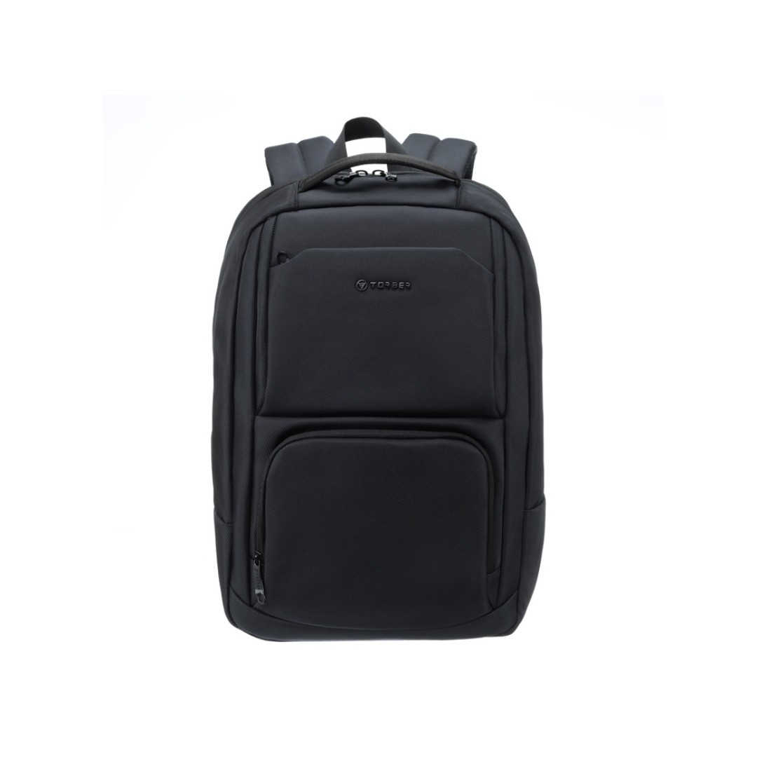 Рюкзак TORBER VOYAGE с отделением для ноутбука 18,5'', черный, полиэстер 900D, 33х15х48 см, 20 л