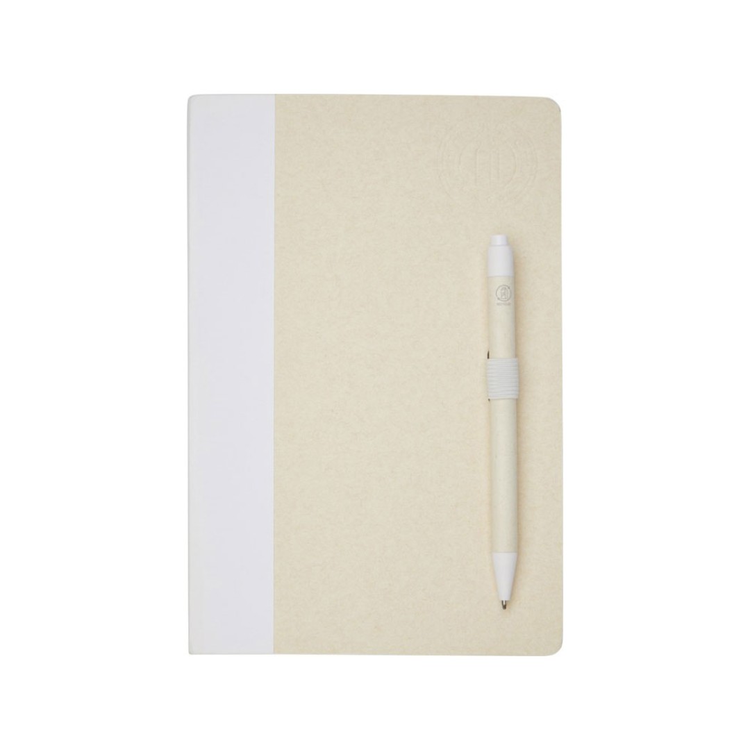 Блокнот размером A5 и шариковая ручка Dairy Dream, белый