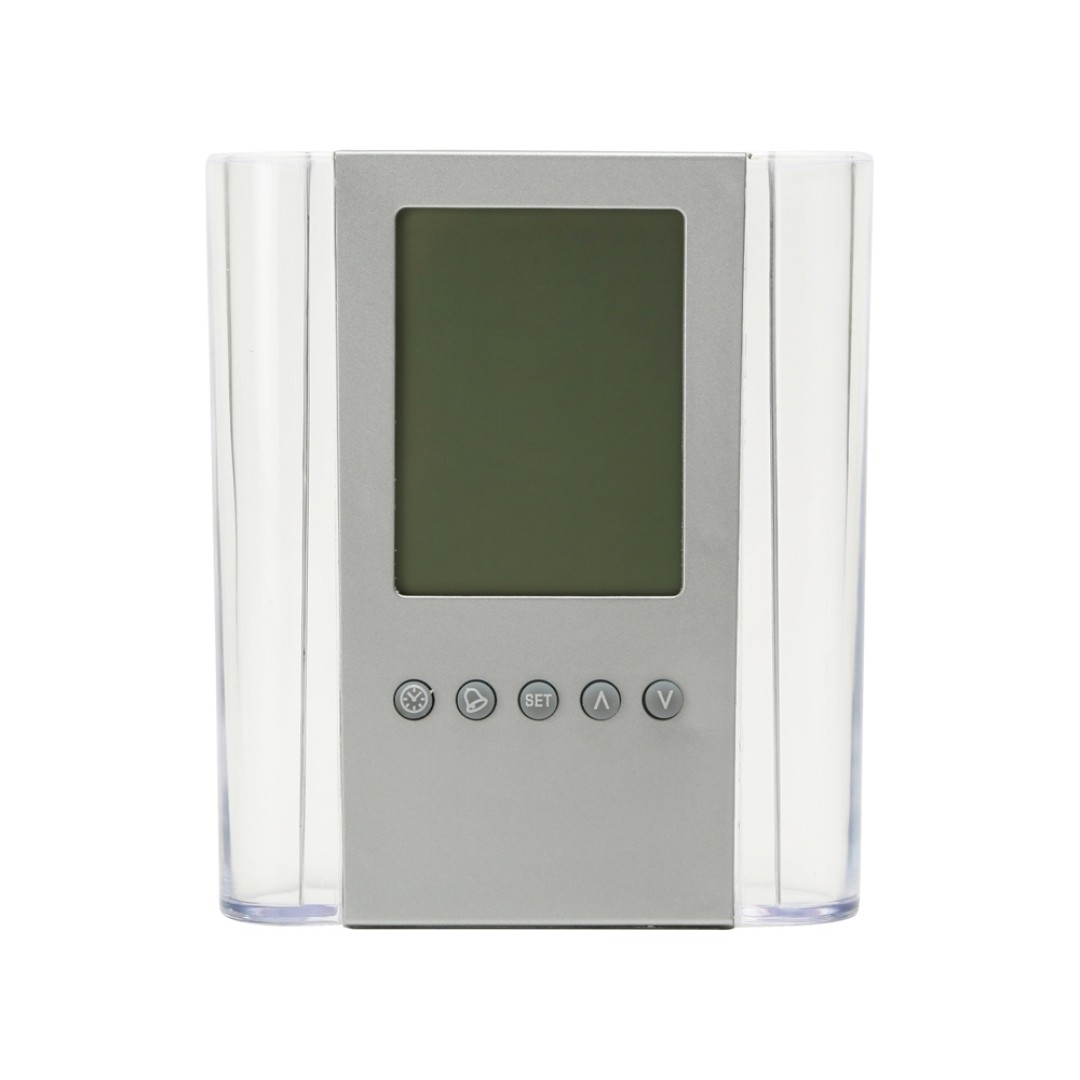 Подставка "Минута", прозрачный/серебристый