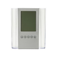 Подставка "Минута", прозрачный/серебристый