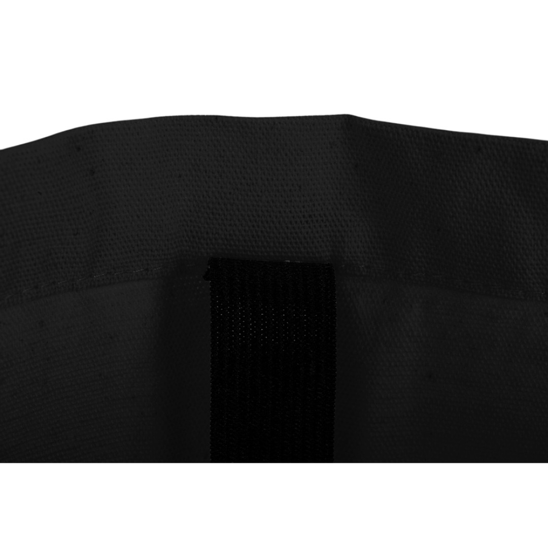 Сумка Fixy из переработанного хлопка с фиксирующей эластичной лентой, черный