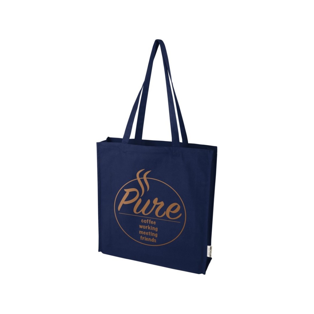 Florida эко-сумка с ластовицей плотностью 270 г/м2 - темно-синий