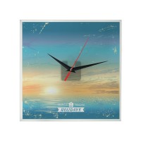 Часы настенные квадратные из стекла 28х28 см «Nile» (Р)