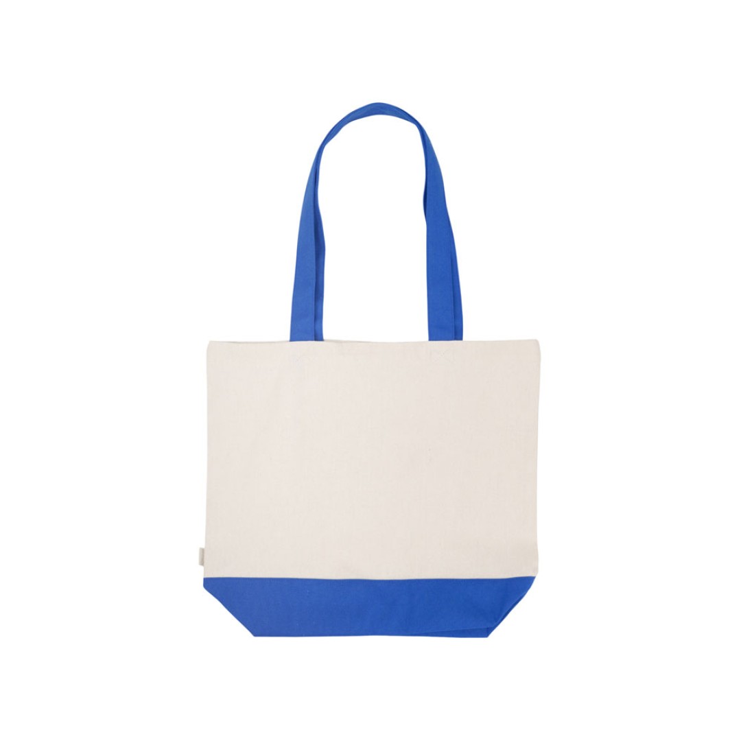 Сумка для шоппинга Cotton из переработанного хлопка 280 г, синий