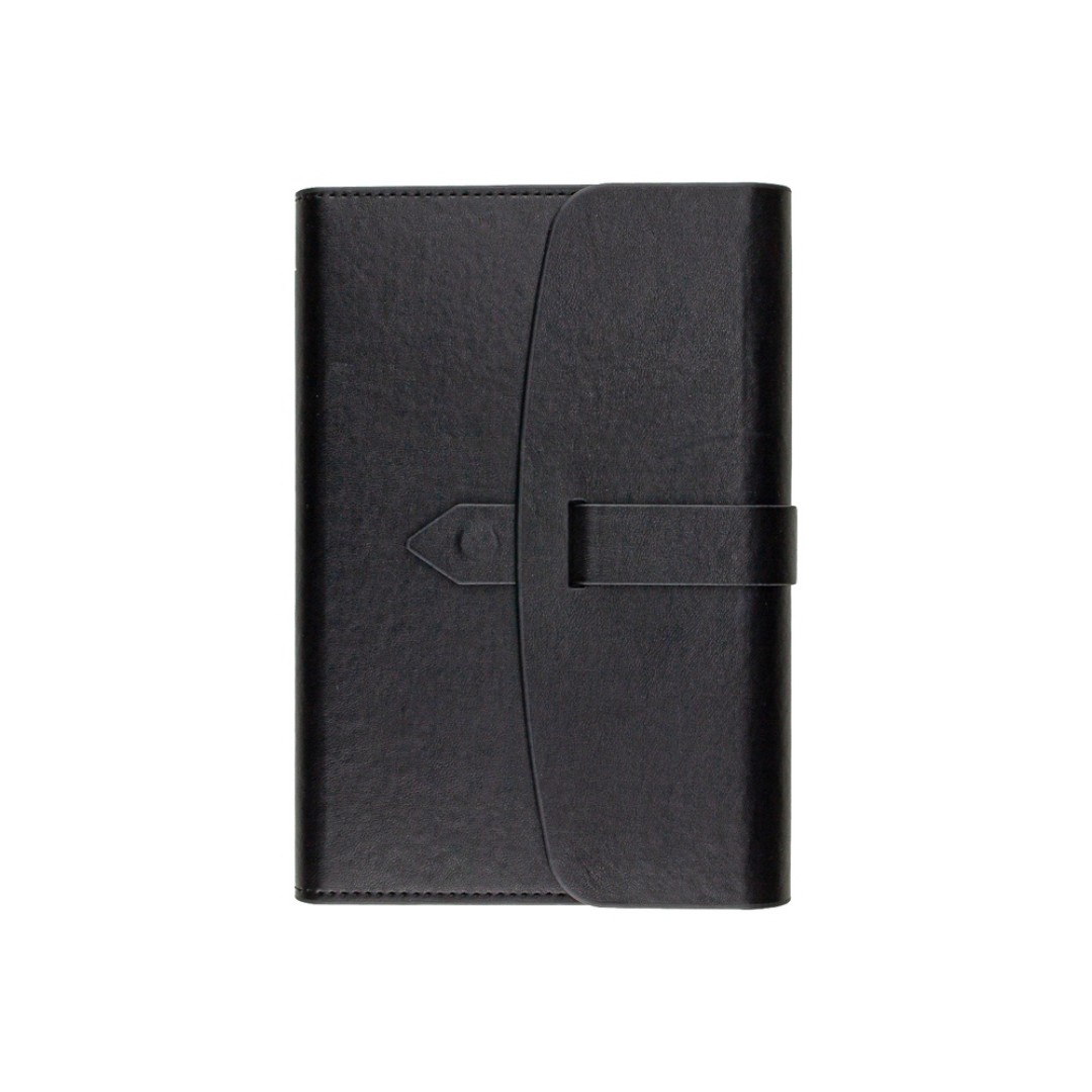 Ежедневник недатированный А5 "Senate" с магнитным клапаном, черный