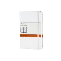 Записная книжка Moleskine Classic (в линейку) в твердой обложке, Pocket (9x14см), белый
