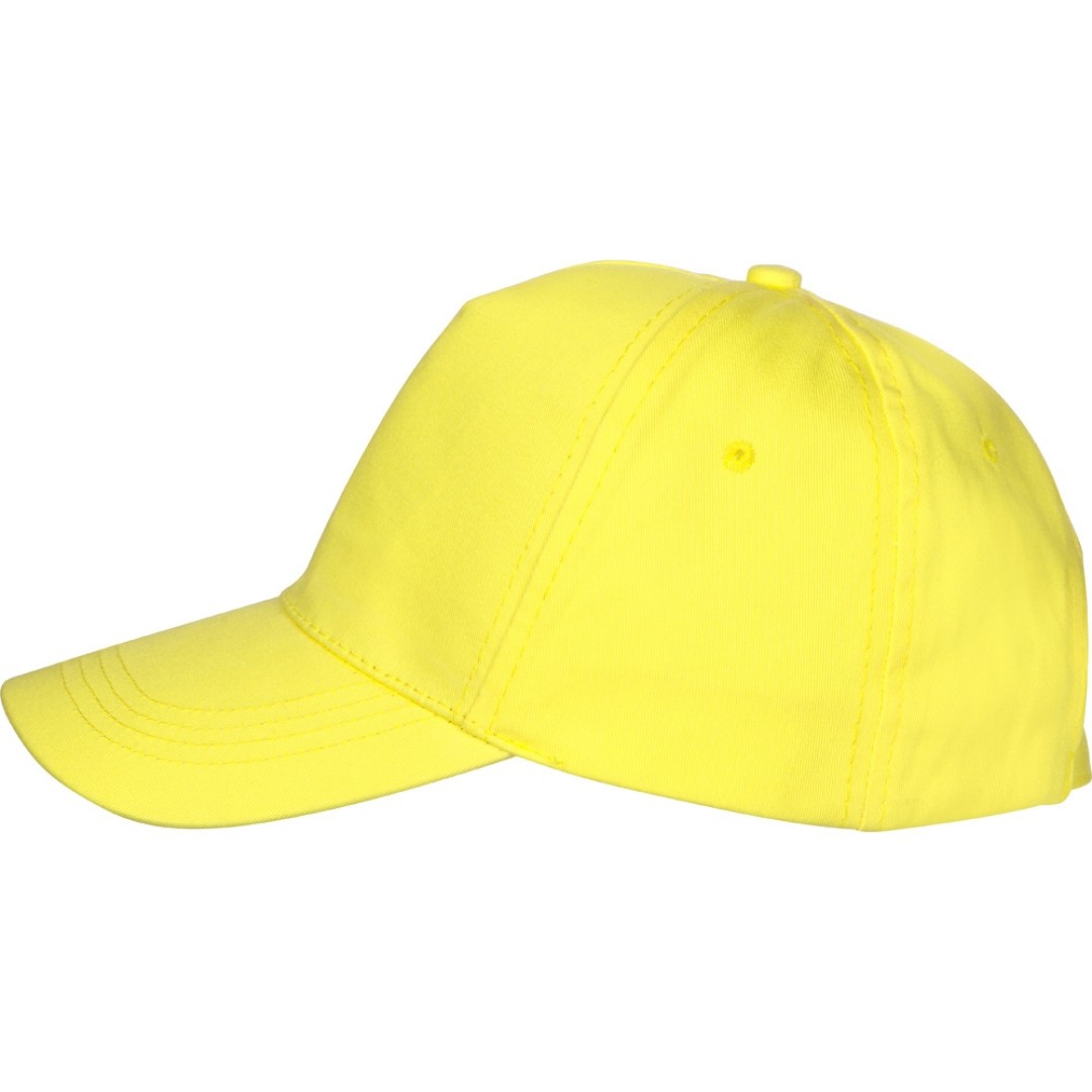 Бейсболка "Мемфис 230" 5-панельная, yellow
