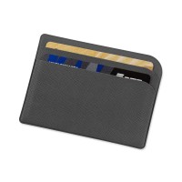 Картхолдер для 3-пластиковых карт "Favor", темно-серый