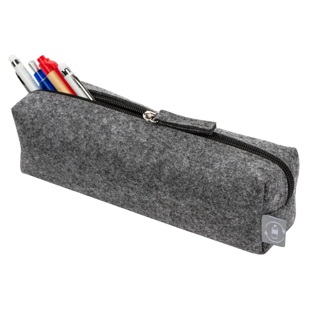 Пенал "Felt" из RPET-фетра, серый