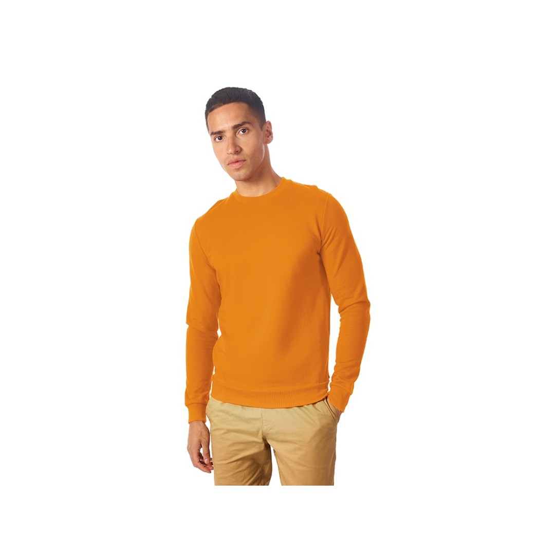 Свитшот "Motion" унисекс с начесом, оранжевый