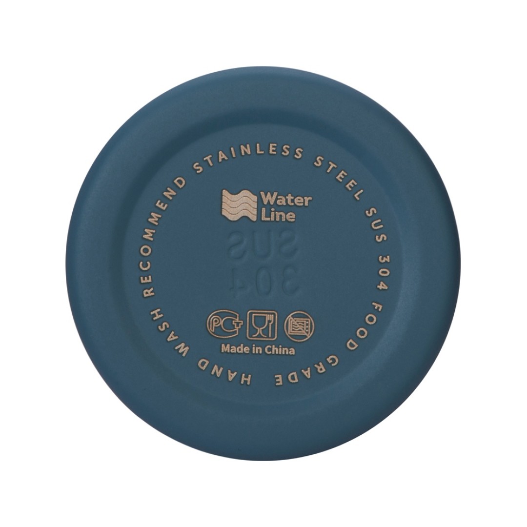 Стальная бутылка "Rely", 650 мл, антрацит