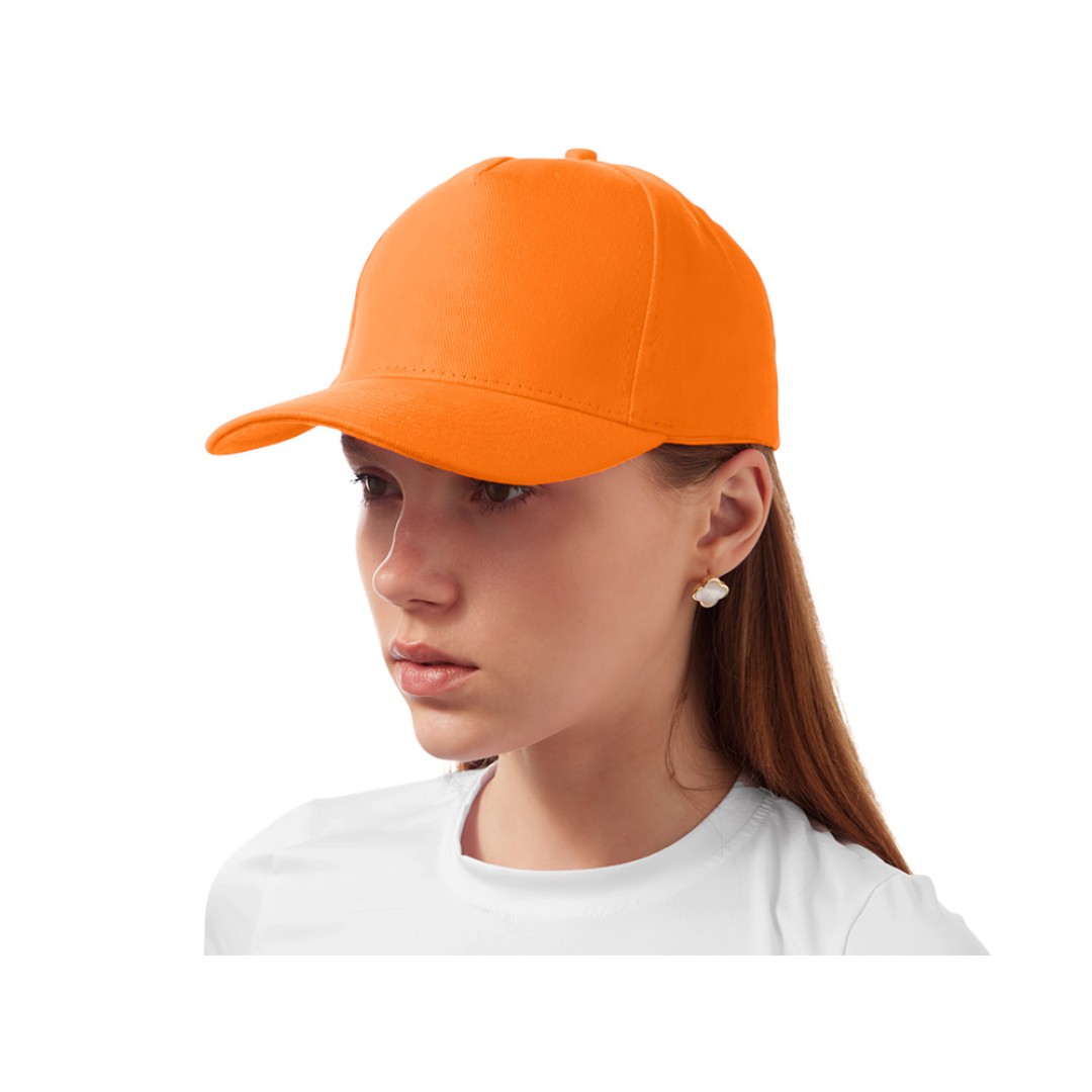 Бейсболка "Florida" 5-ти панельная, оранжевый