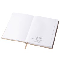 Блокнот из пробки А5 "Passiflora", твердая обложка, 80 листов 80 гр/м2 переработанной белой бумаги,