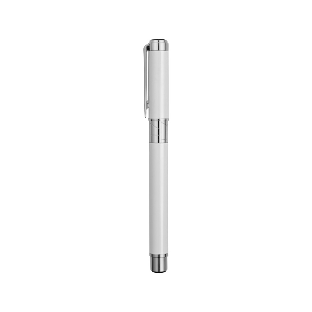 Ручка роллер Waterman «Perspective Pure White CT F», белый/серебристый