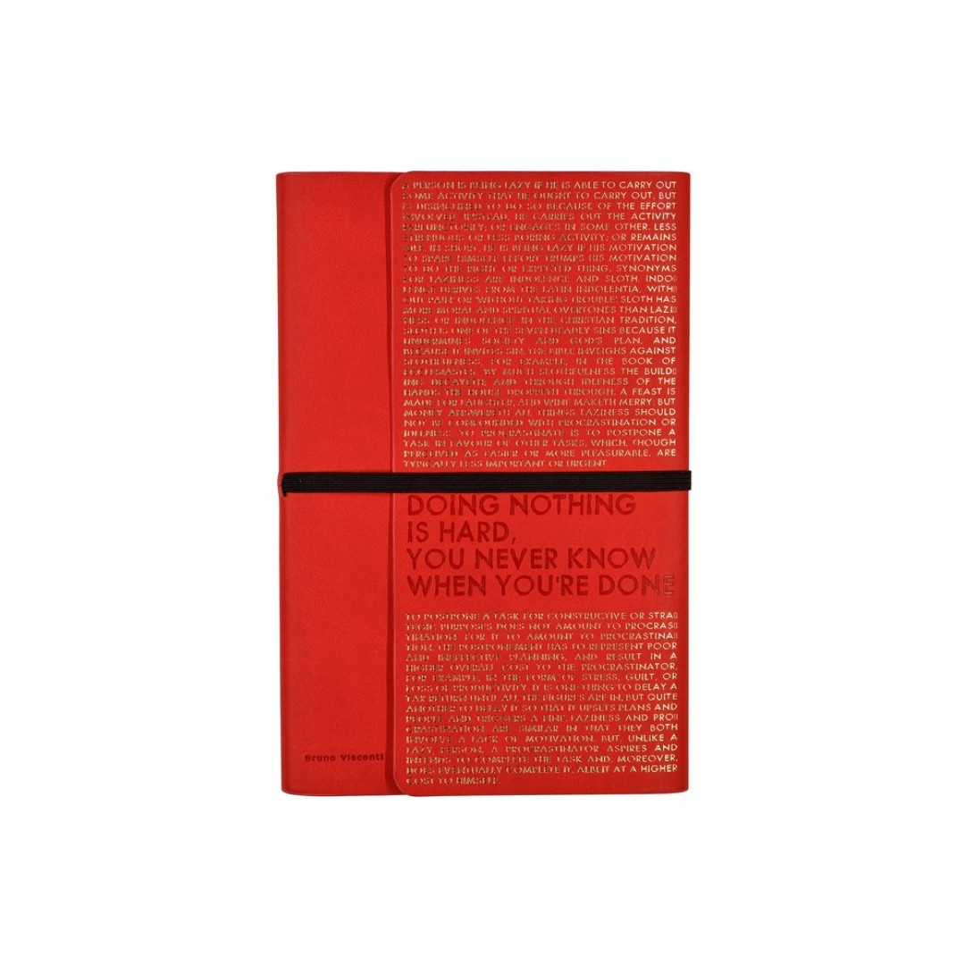 Ежедневник недатированный А5 «Bilbao», красный