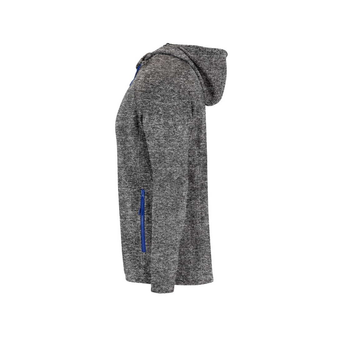 Толстовка на молнии "Everest", меланжевый черный