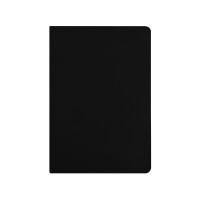 Бизнес-тетрадь А5 "Pragmatic Contrast", 40 листов в клетку, черный с голубым срезом