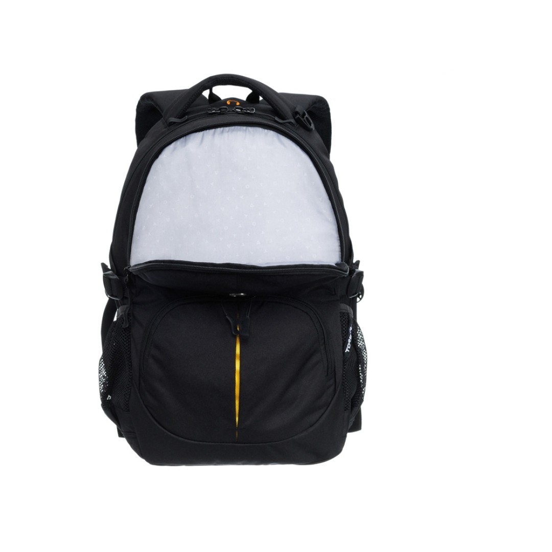 Рюкзак TORBER ROCKIT, чёрный, полиэстер, 33х15х45 см, 22 л