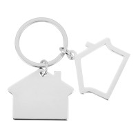 Брелок "Избушка", серебристый (Р)