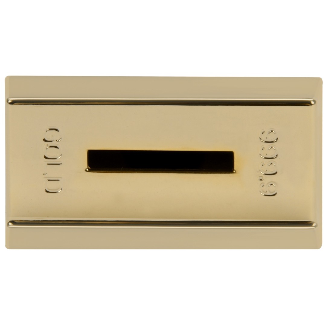 Копилка «Слиток золота», золотистый