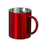 Стальная кружка с двойными стенками "Altai", красный
