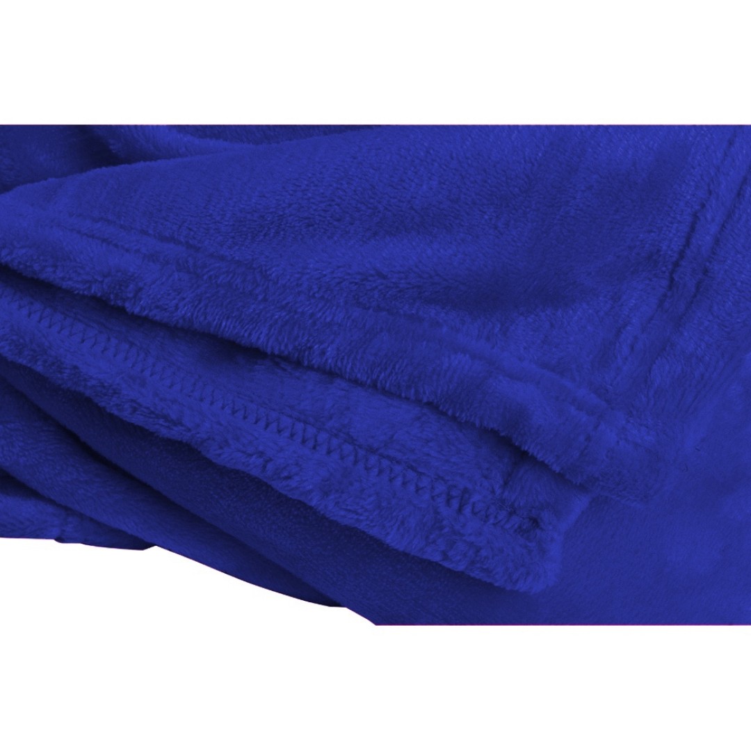 Плед мягкий флисовый Fancy, темно-синий