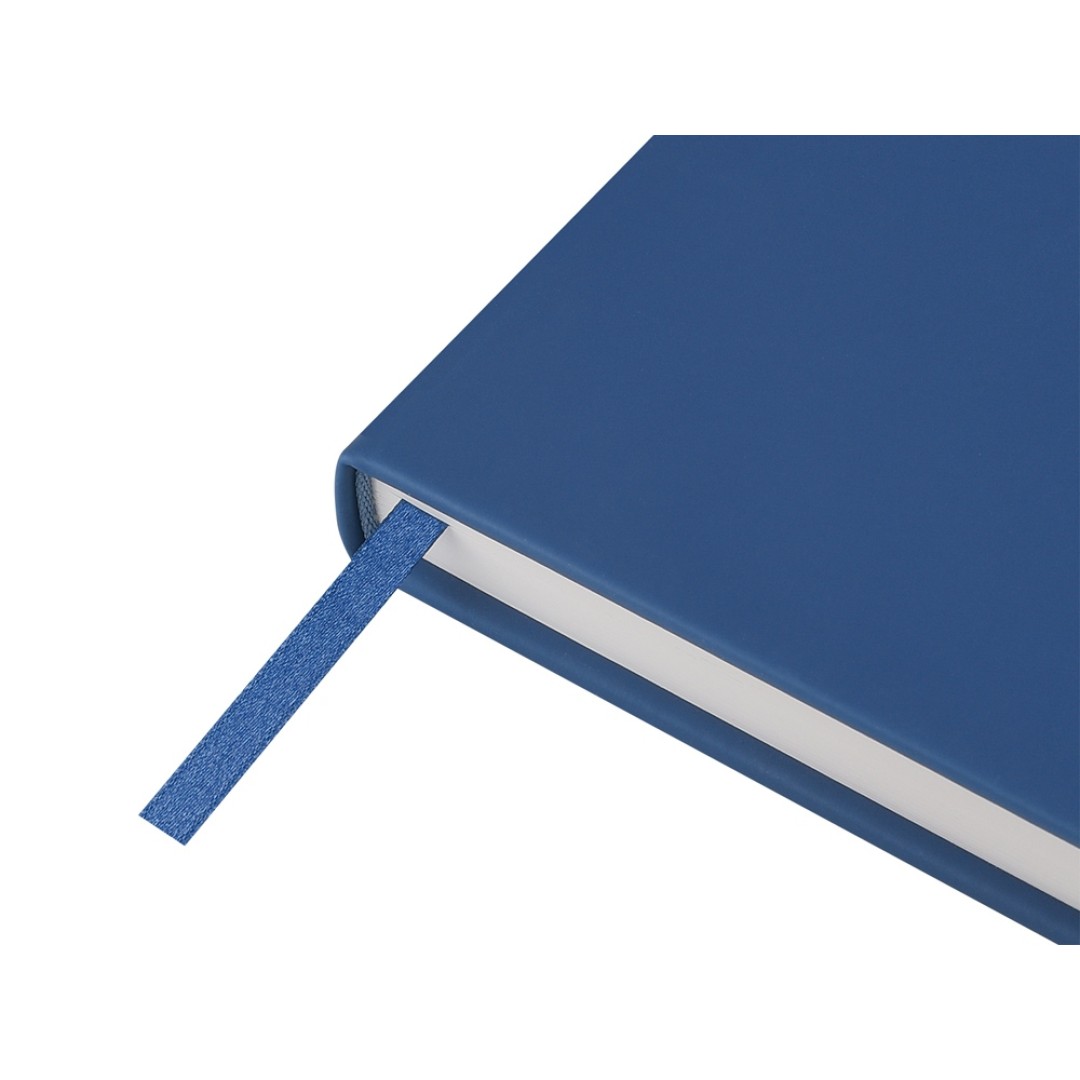 Ежедневник с каменной бумагой недатированный А5 "Carrara", темно-синий