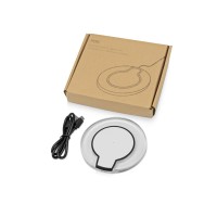 Беспроводная зарядка «Pod» со светодиодной подсветкой, белый