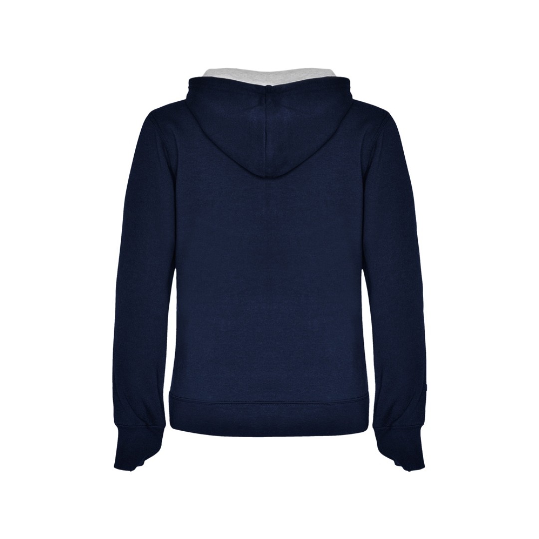 Толстовка с капюшоном "Urban" женская, нэйви/серый