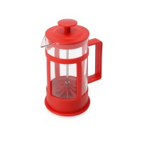 Подарочный набор с чаем, кружкой и френч-прессом "Чаепитие", красный