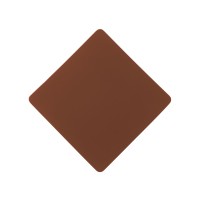 ПАТЧ РОМБ soft-touch (коричневый) 7,6 х 7,6 см