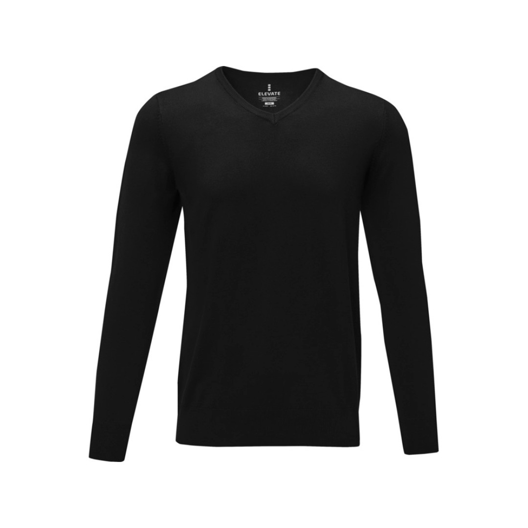 Мужской пуловер Stanton с V-образным вырезом, черный
