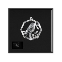 Елочные игрушки (Снегирь) Обсидиан