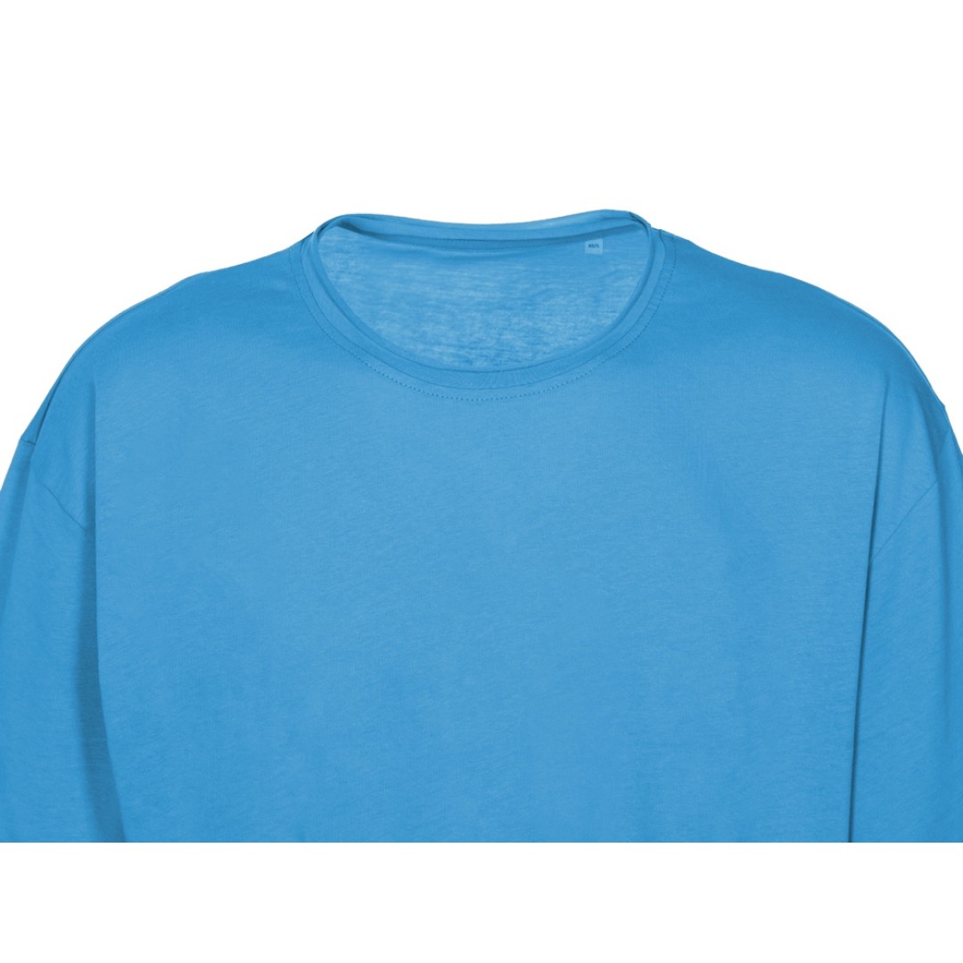 Футболка оверсайз «Liyon» унисекс, лазурный