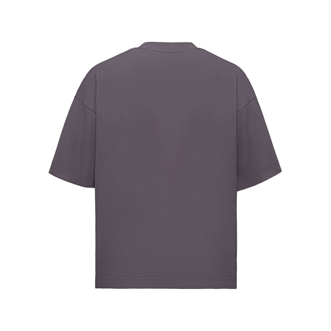 Футболка оверсайз «Beta.01» унисекс, темно-серый