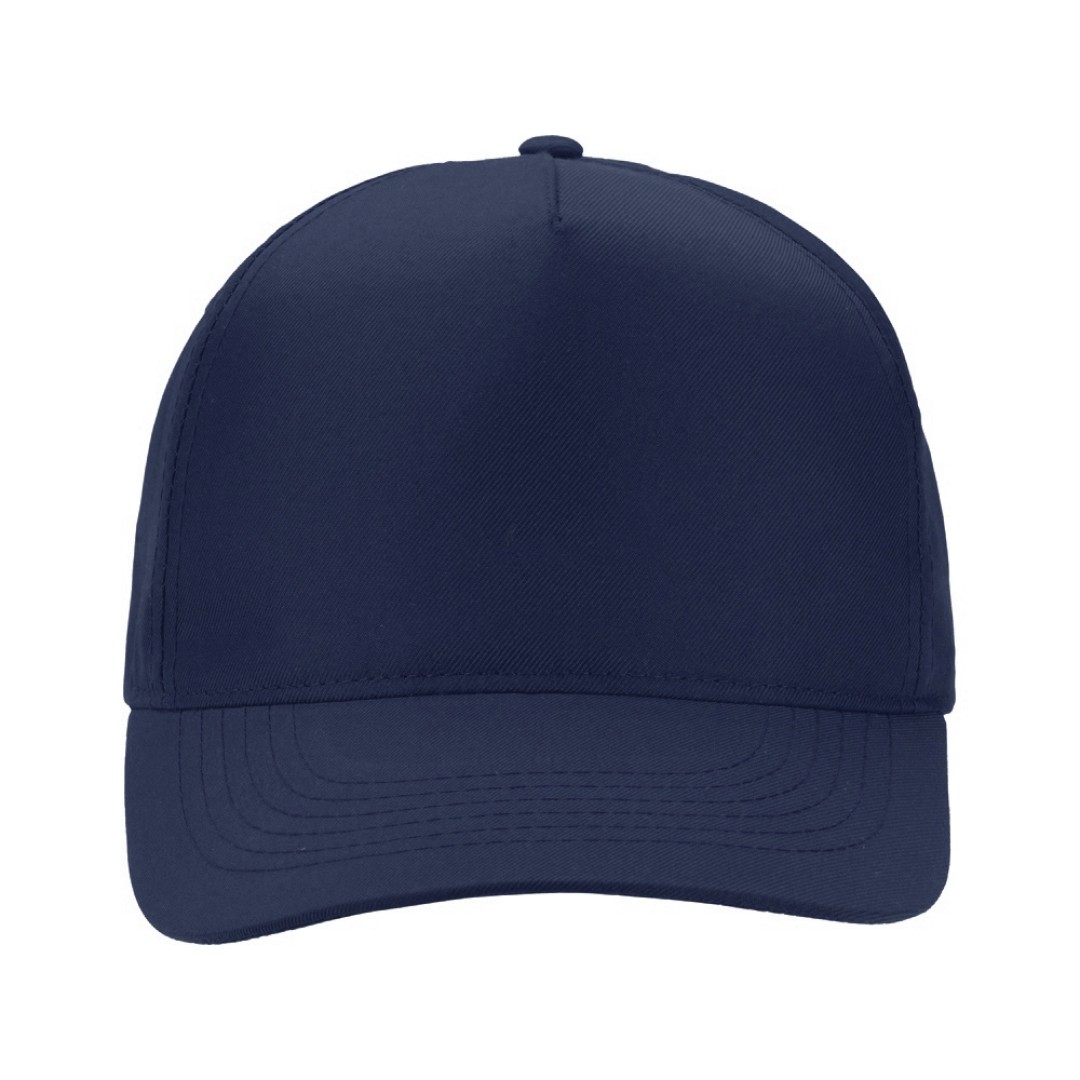 Бейсболка "Mix" 5-ти панельная 180 гр, темно-синий